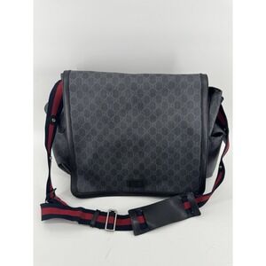 Gucci supreme diaper bag authentic